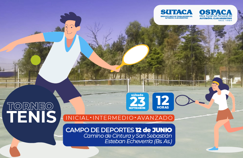 TORNEO DE TENIS EN CAMPO DE DEPORTES 