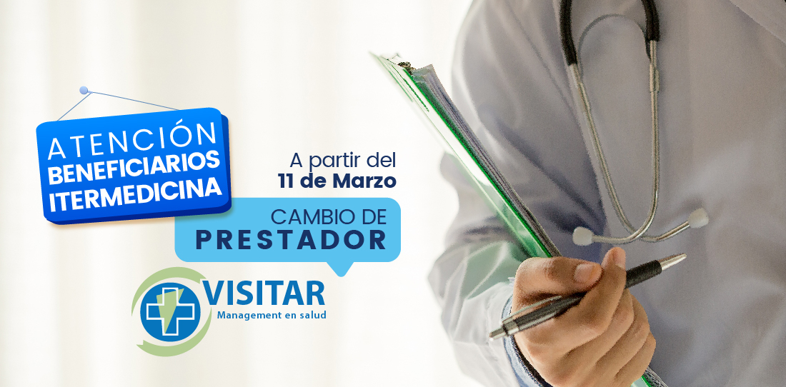Cambio de Prestador Médico: Itermedicina a Visitar