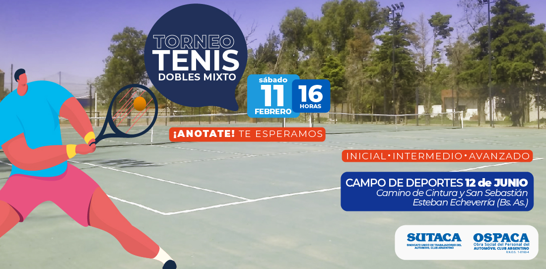 OSPACA Torneo de Tenis Sábado 11